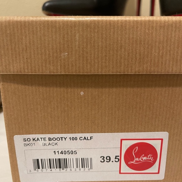 Christian Louboutin authentic so Kate booties / booties black leather